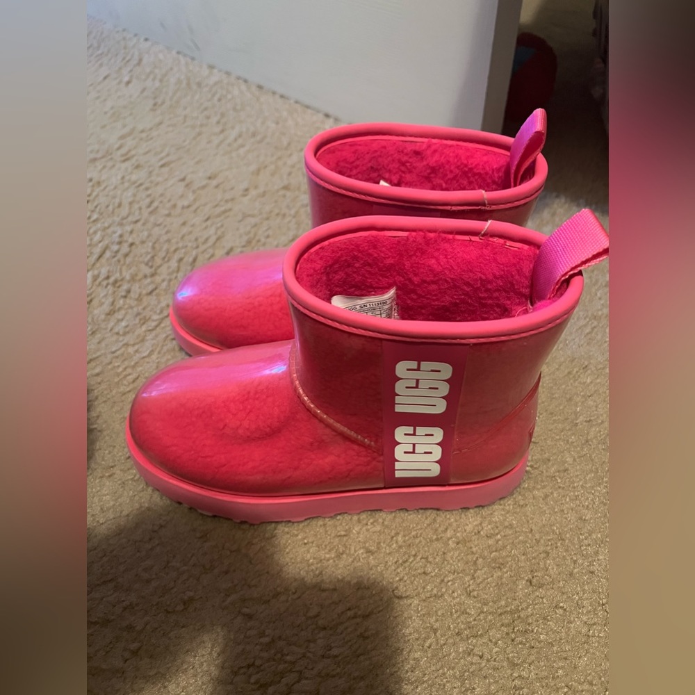 UGG clear classic mini boots